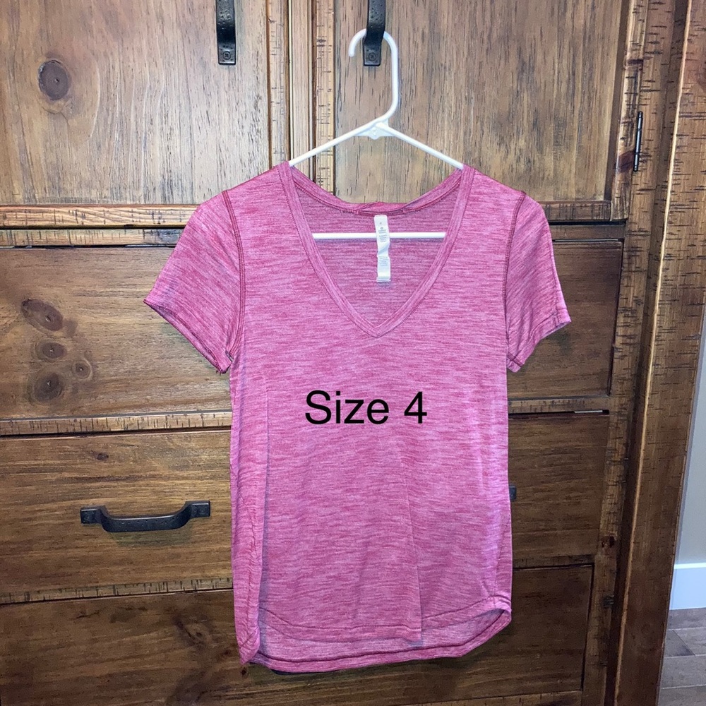 Lulu t-shirt, size 4, excellent used condition